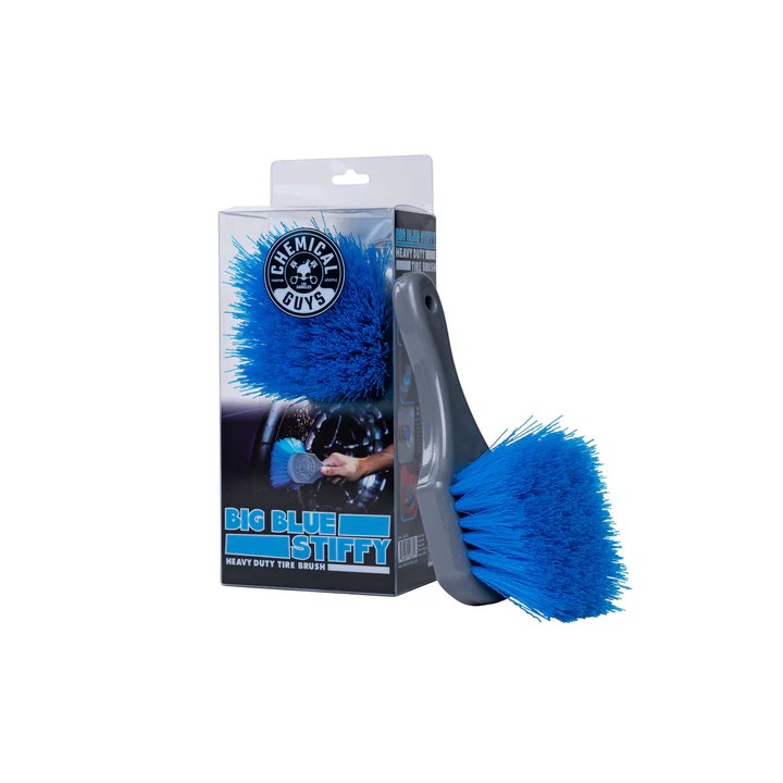 Chemical Guys ACCG05 Big Blue Stiffy - Brosse Robuste pour Pneus
