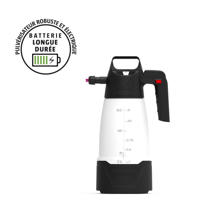 IK e FOAM Pro 2+ – Pulvérisateur mousse électrique 1.25L