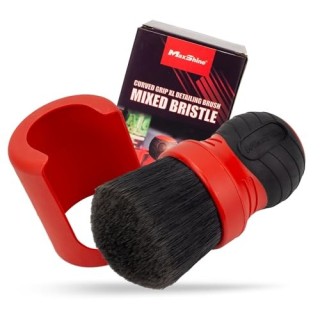 Maxshine Curved Grip & Soft Bristles – Ideal for Dashboard, Displays, Air Vents – Pr