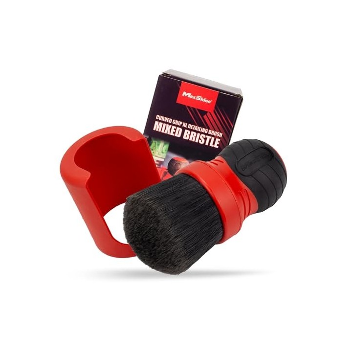 Maxshine Curved Grip & Soft Bristles – Ideal for Dashboard, Displays, Air Vents – Pr