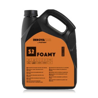 Shampoing moussant 4,54L à pH neutre pour prélavage et lavage. Mousse dense anti-rayures préservant les cires et traitements cér